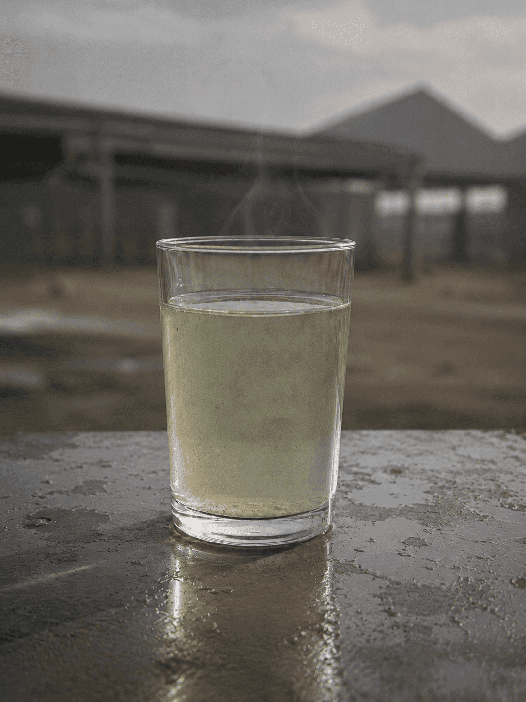Eau avec des problèmes d'odeurs